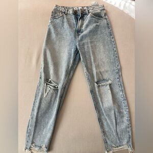 Distressed Light Blue Women's Jeans